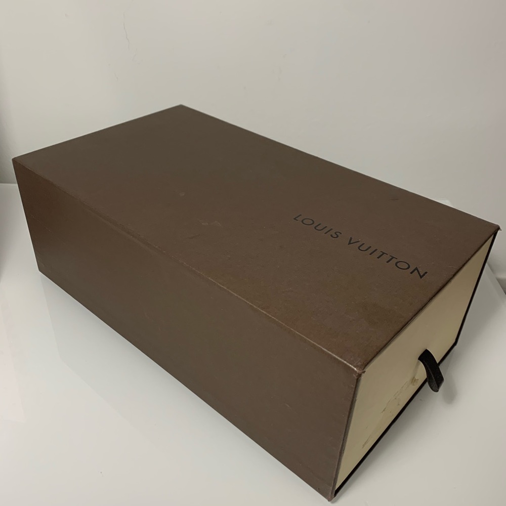 Louis Vuitton brown shoe box